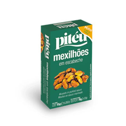 Piteu Mexilhoes 'Mussels" in Escabeche