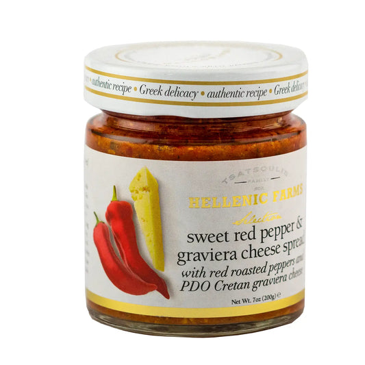 Sweet Red Pepper and Graviera Cheese Spread