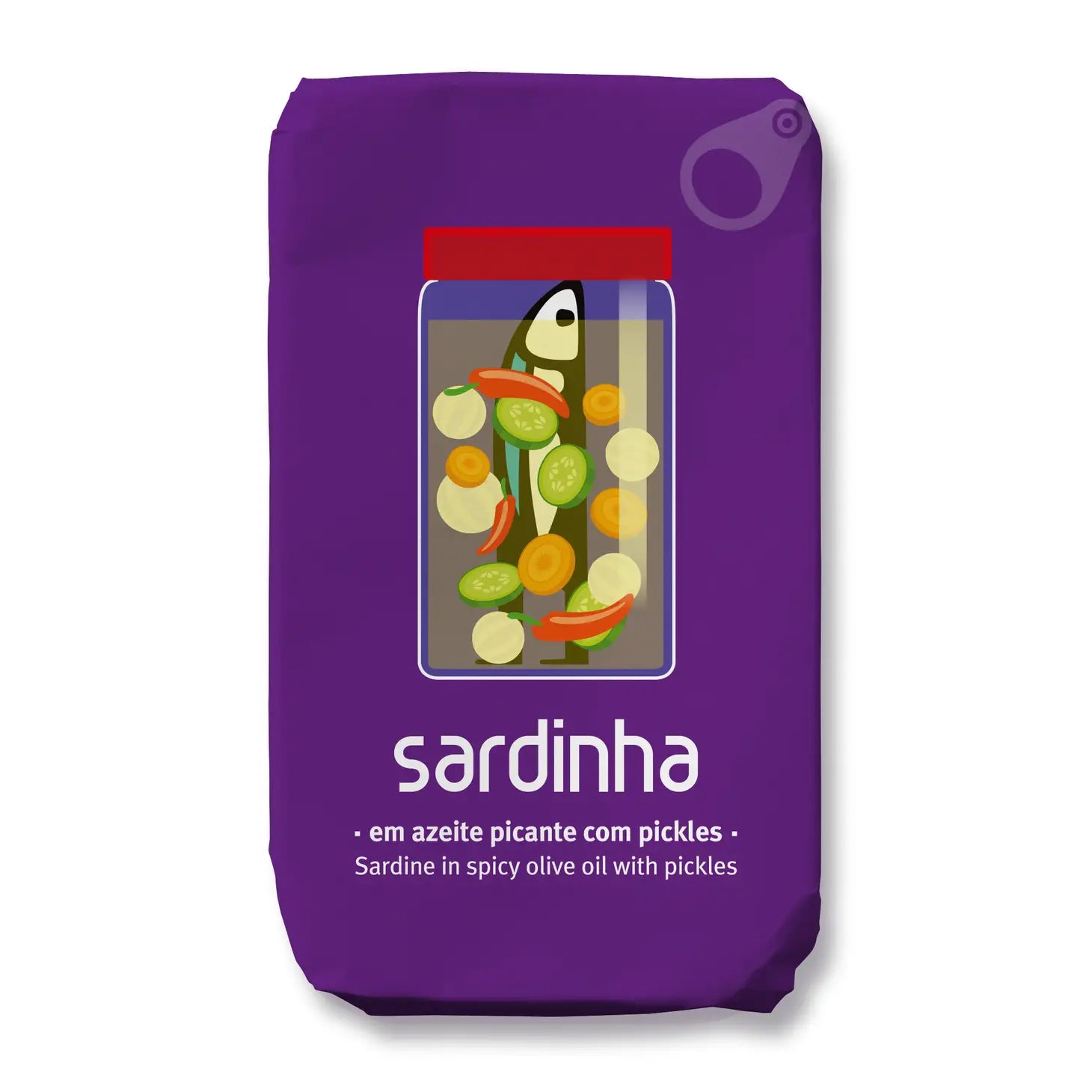 Sardinha Sardine in Spicy Olive Oil with Pickles